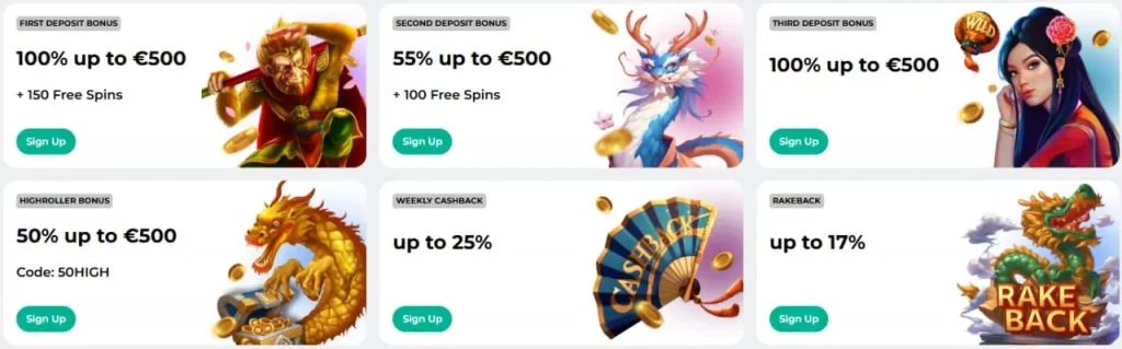 Kinghills Bonuses
